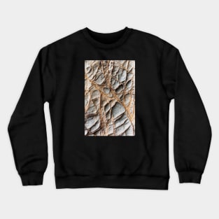 Fragile Orange Volcanic Veins Crewneck Sweatshirt